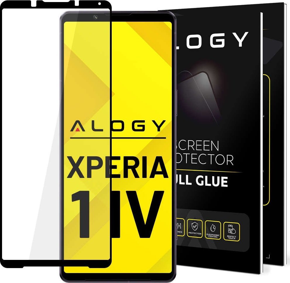 Alogy Szkło hartowane do etui Alogy Full Glue case friendly do Sony Xperia 1 IV Czarne