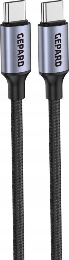 Kabel USB Gepard USB-C - USB-C 1.2 m Czarny (GEP CABCC60WMH1)