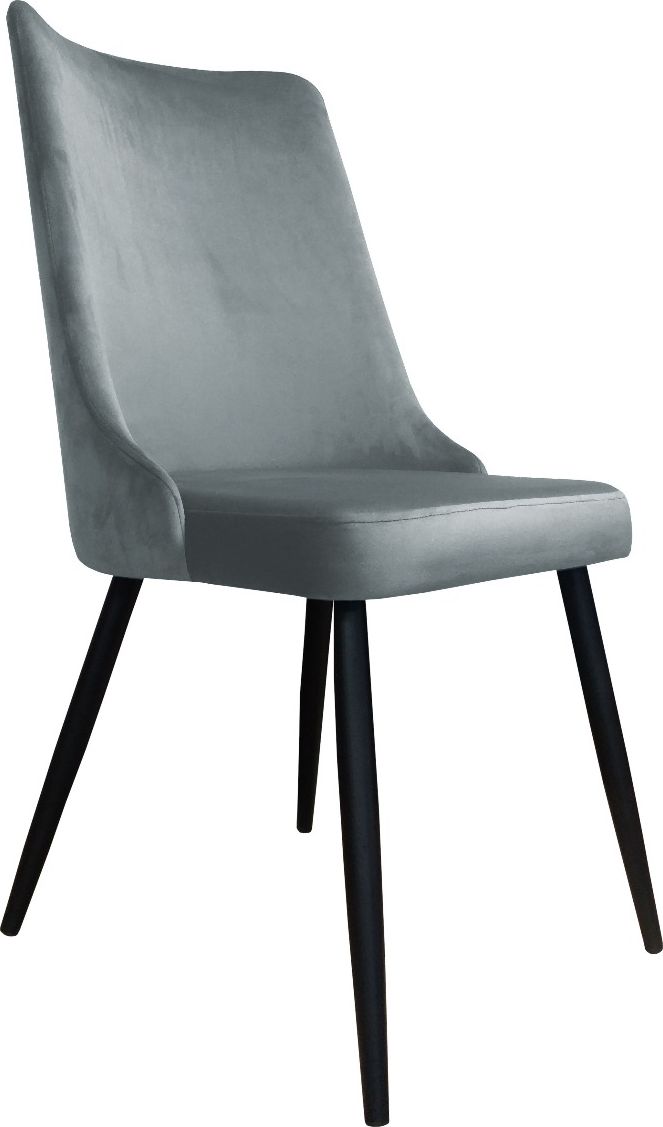 Atos Krzesło CYPRIAN VELVET szare z do salonu ATOS