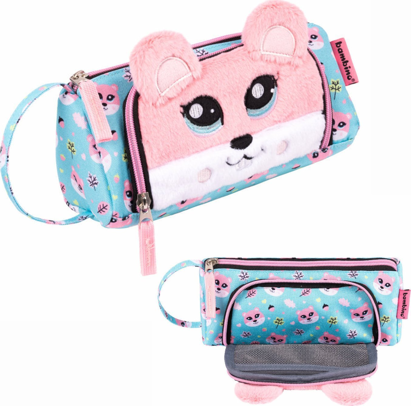 Piórnik Derform Piórnik saszetka trójkątna Bambino Squirrel Wiewiórka