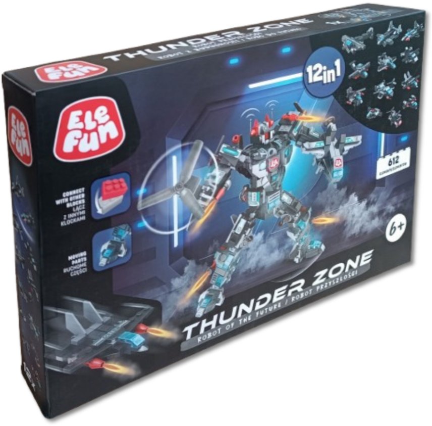 Klocki Elefun Thunder Zone Robot przyszłości (12w1) 633013