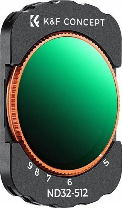 Filtr Kf Filtr ND Szary Regulowany ND32-ND512 do DJI Osmo Pocket 3 HD MC Nano X K&F / KF01.2545