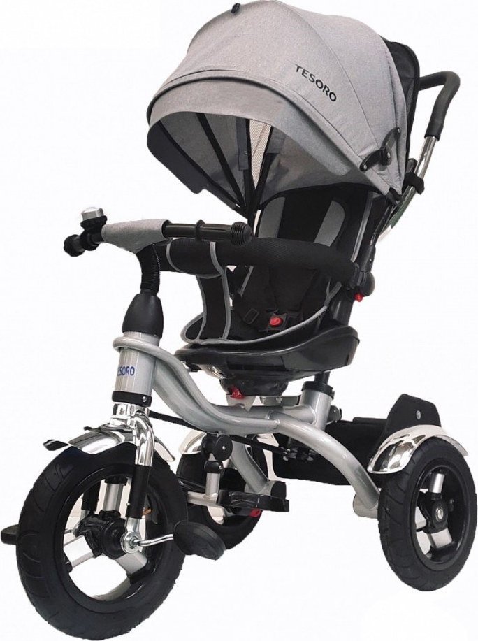 Tesoro Rowerek trójkołowy BT-12 Szara rama-szary