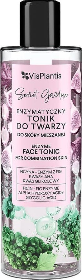 Vis Plantis Vis Plantis Secret Garden Enzymatyczny Tonik do twarzy - do skóry mieszanej 200ml