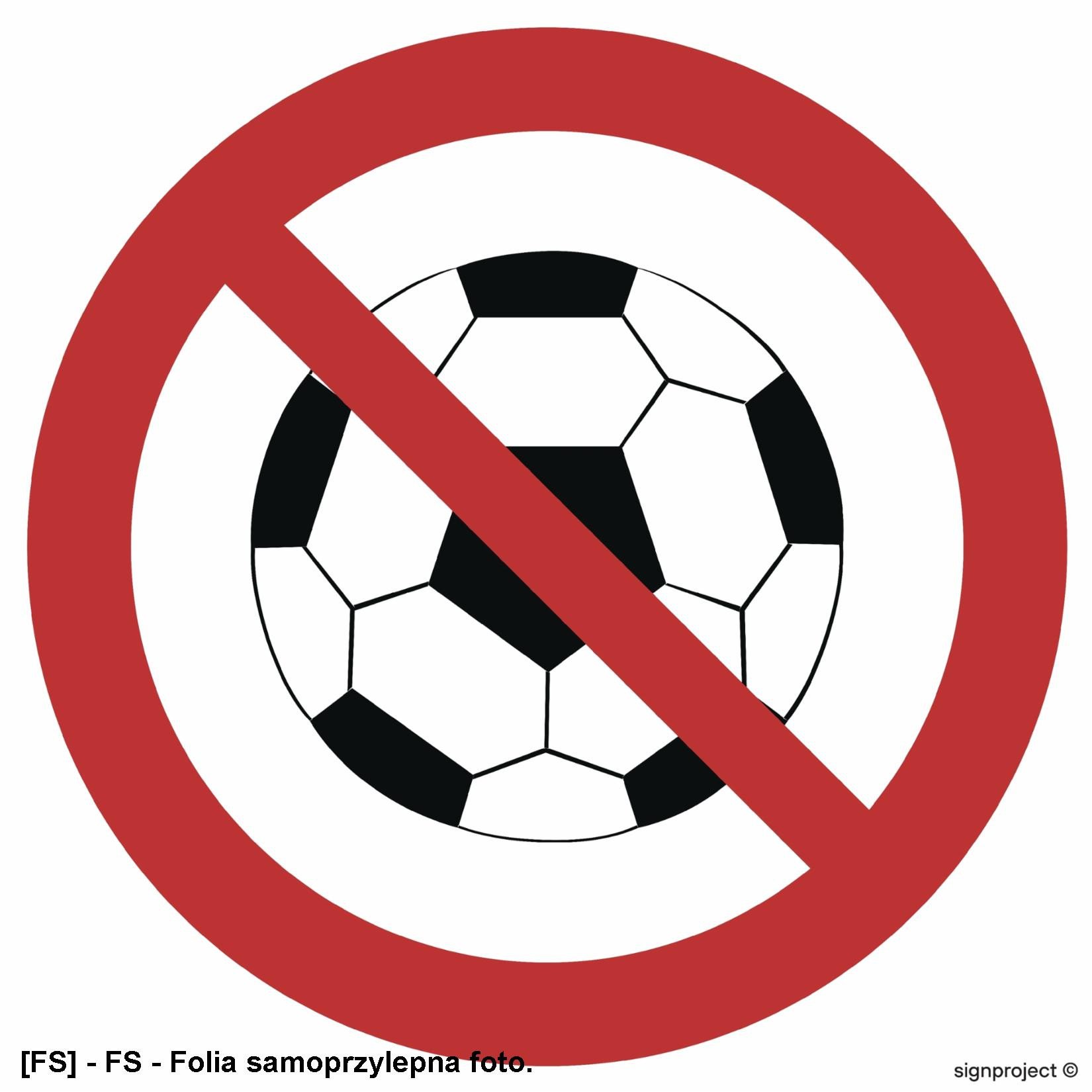 GB048 - Zakaz gry w piłkę 350x350