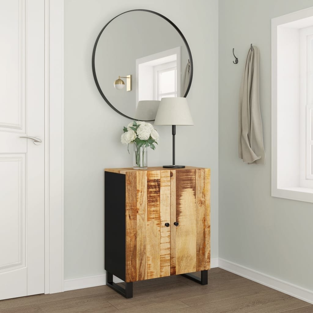 vidaXL Szafka, 60x33x75 cm, lite drewno mango