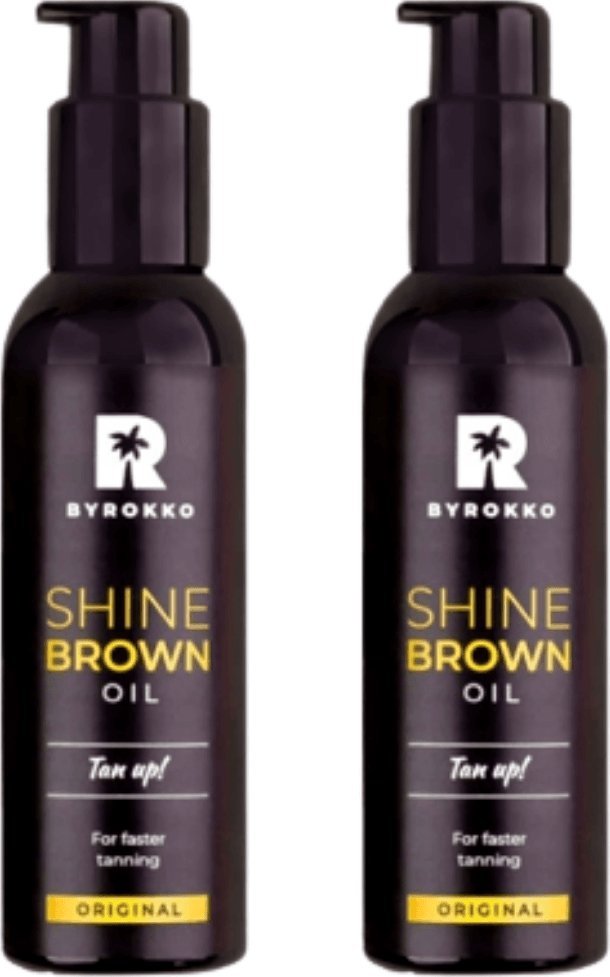 Byrokko Byrokko Shine Brown Oil Olejek Opalający x2szt