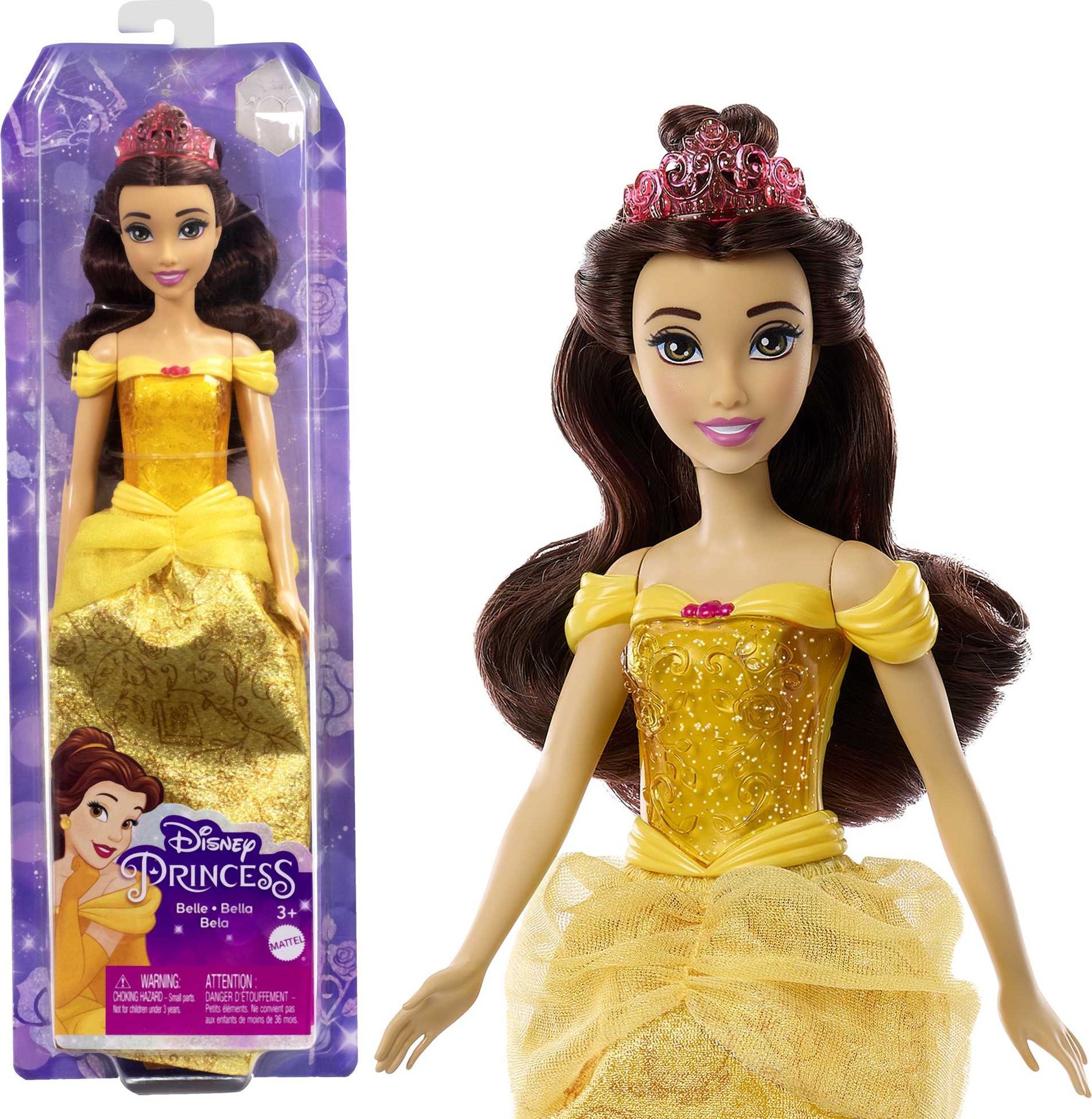 Mattel Disney Princess - Księżniczka Bella Lalka Piękna i Bestia HLW11