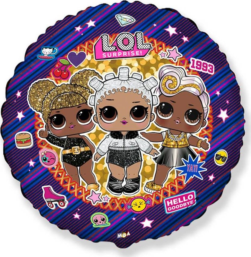 FLX Balon foliowy urodzinowy LOL Surprise - 46 cm uniwersalny