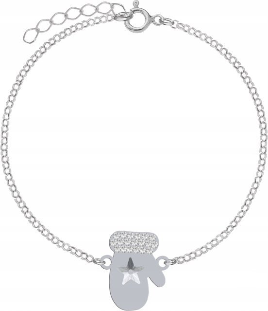 Radziszewska Jewellery Bransoletka RĘKAWICZKA srebro925 Dedykacja GRATIS