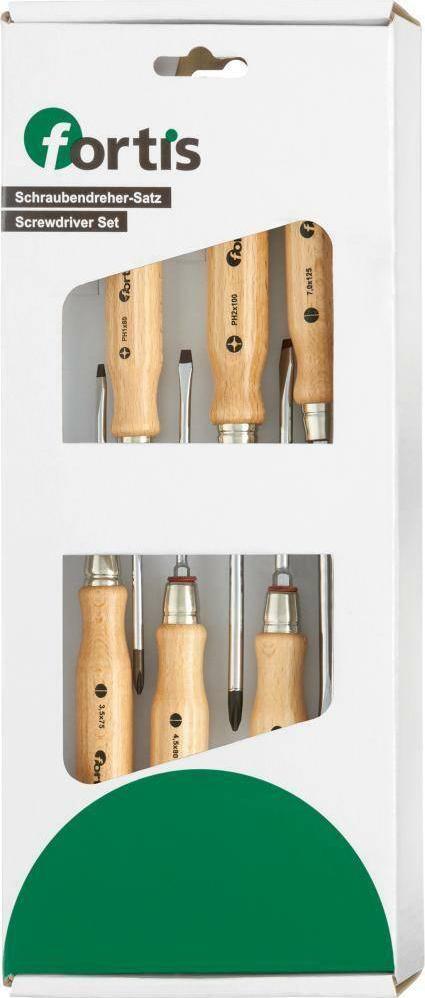 Fortis Zestaw wkretakow VDE, czesc. do srub z rowkiem /PH FORTIS
