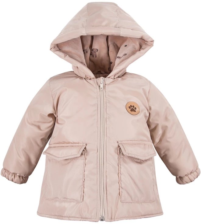 Kurtka zimowa PP parka beżowa r. 74