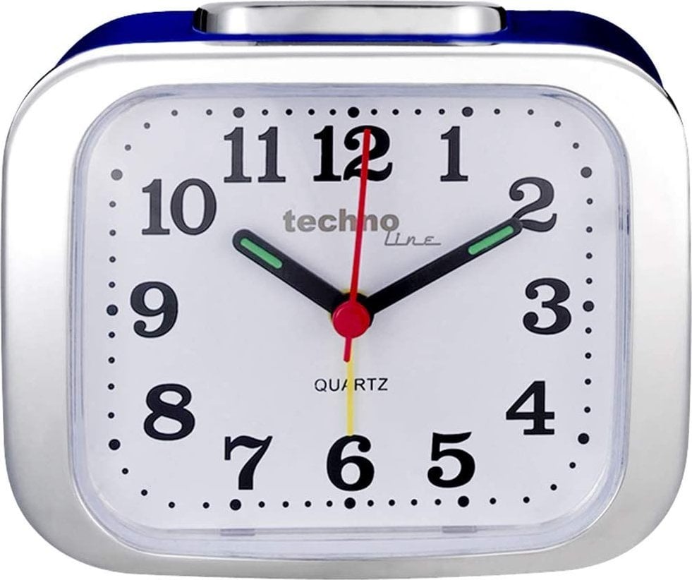 TechnoLine Modell XL analogový budík, modrý