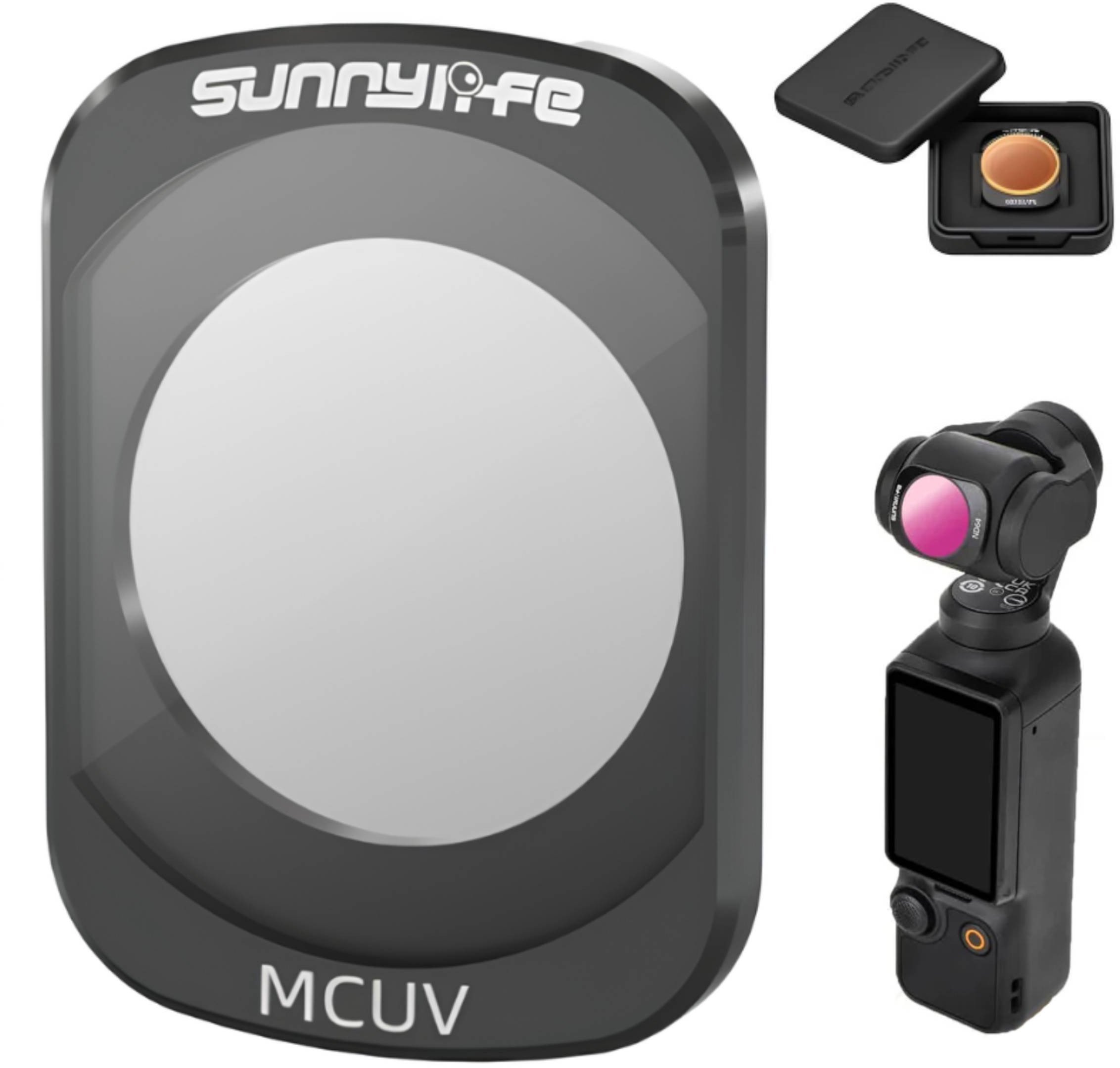 FILTR MC UV OCHRONNY ULTRAFIOLETOWY DO DJI OSMO POCKET 3 MAGNETYCZNY + ETUI
