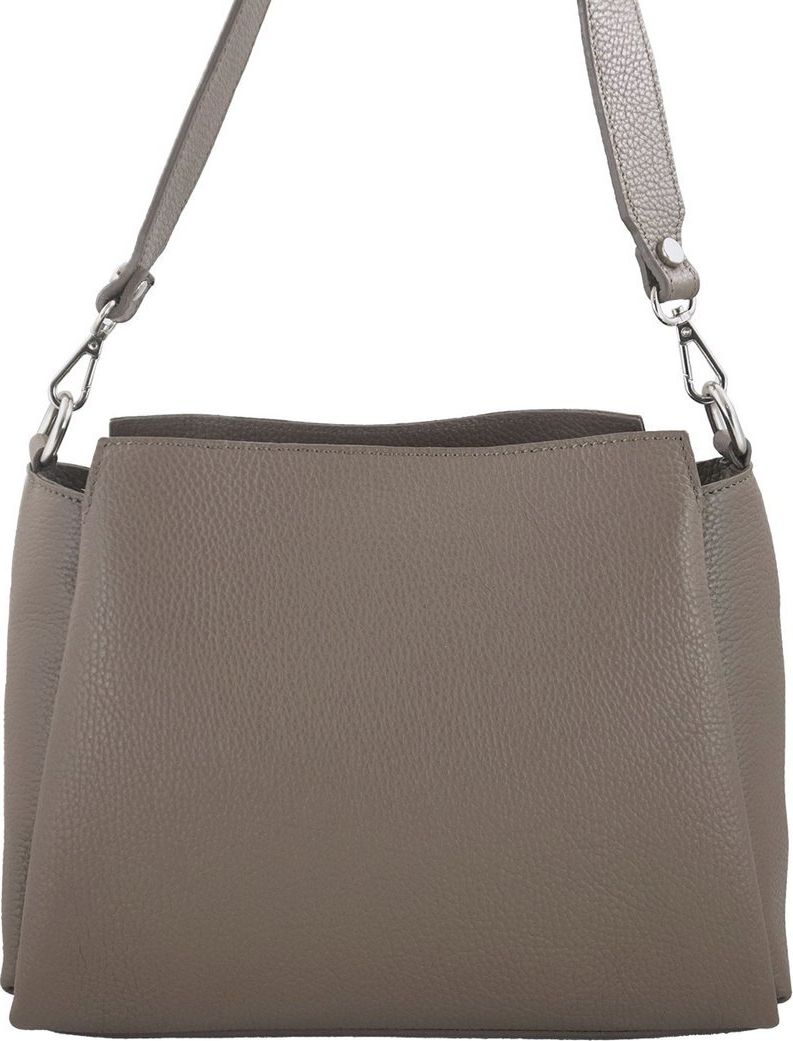 Barberinis Torebka kuferek na szerokim pasku - Beżowa ciemna uniwersalny