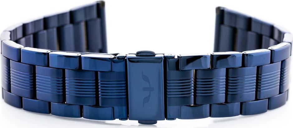 Bisset Bransoleta Bisset (bb016d) - granatowa 20mm uniwersalny