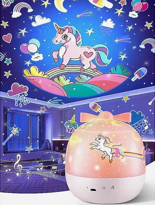 RoGer Unicorn Night Light Projector