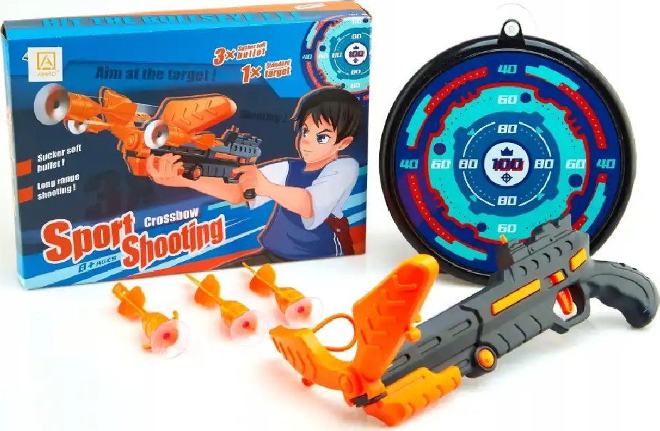 PISTOLET ZE STRZAŁAMI 777-708B | Bezpieczne zakupy! Szybka wysyłka! oryginalne, zaplombowane pudełko!