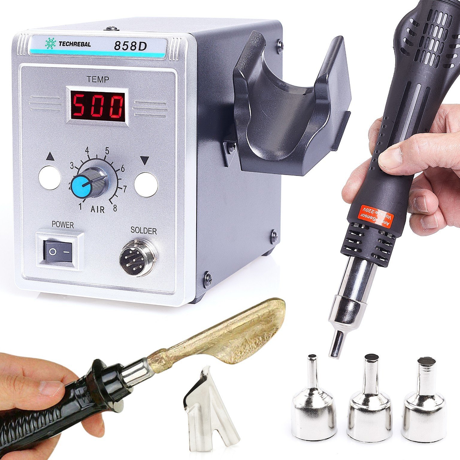 Spawarka Plastiku Stacja Lutownicza Kolbowa 858D Lutownica do Plastiku But