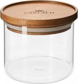 Lumarko pojemnik z akacjową pokrywką 700ml 9,5xh14,1cm