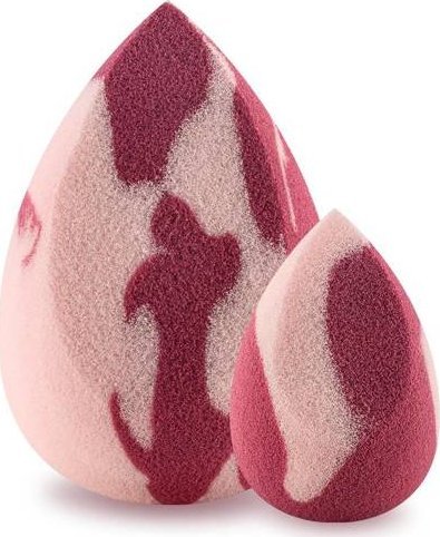 Boho Beauty Zestaw 2 Gąbki do Makijażu Pinky Berry Medium Cut z Mini Cut