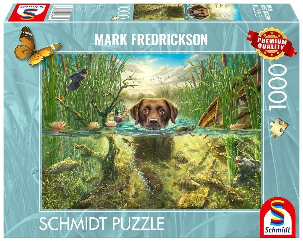 Puzzle PQ 1000 Mark Fredrickson Psia kąpiel G3