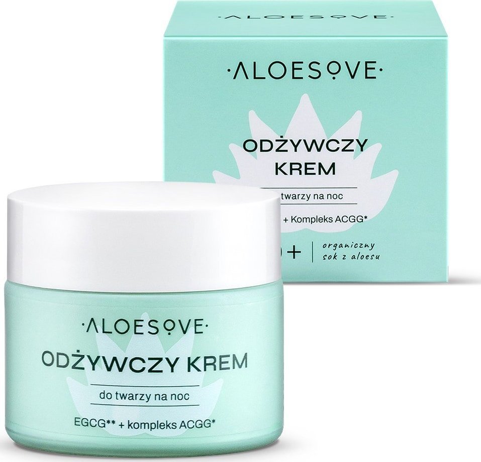 Aloesove ALOESOVE BIO+ odżywczy krem do twarzy na noc 50ml