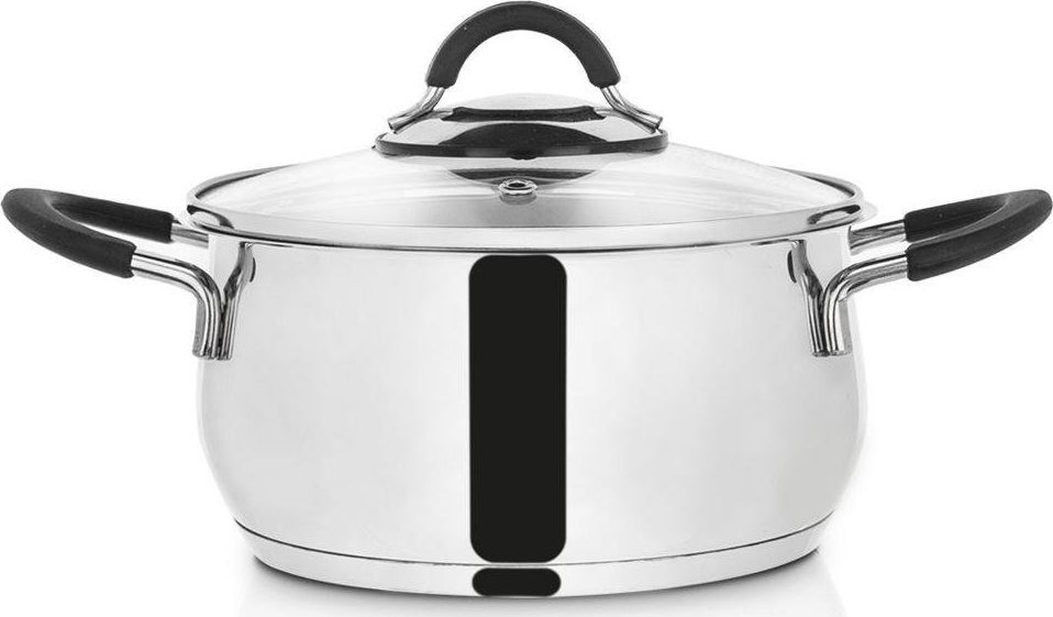 Orion Garnek stalowy Dalie z pokrywką 16cm 1.8l