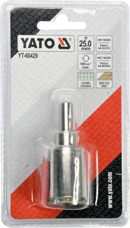 Wiertło Yato do betonu walcowe 25mm (YT-60429)