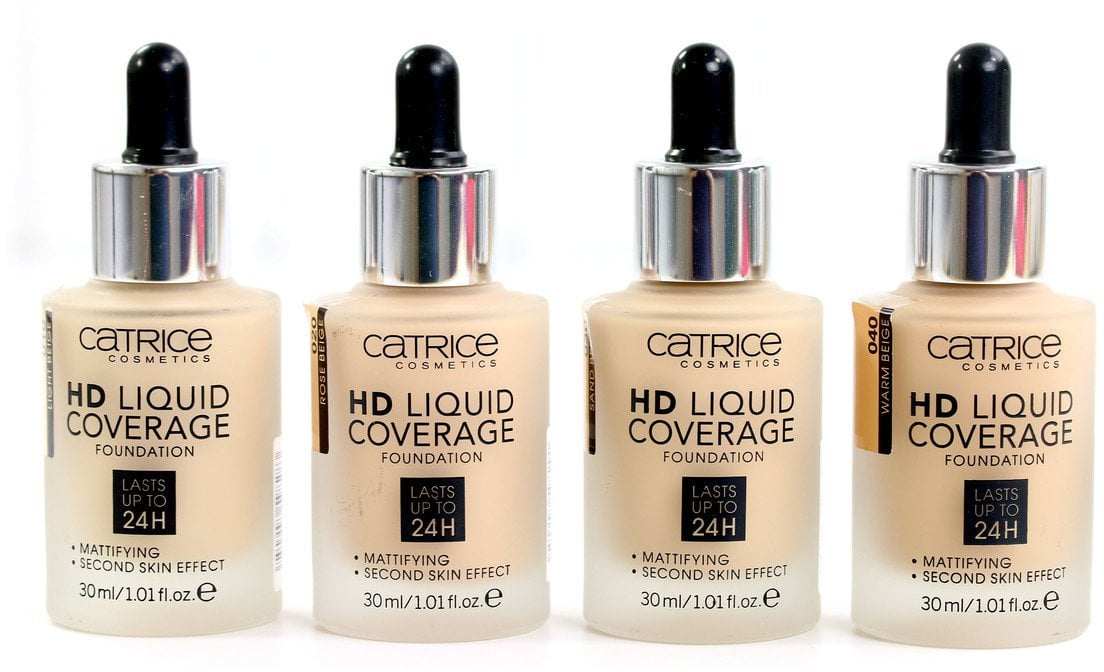 Catrice HD Liquid Coverage Płynny Podkład Do Twarzy 30ml Sandy Rose (042)
