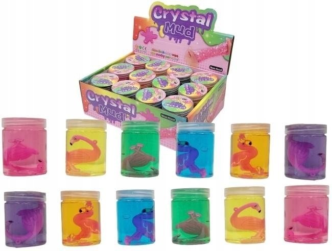 Slime kolorowy z flamingiem MIX