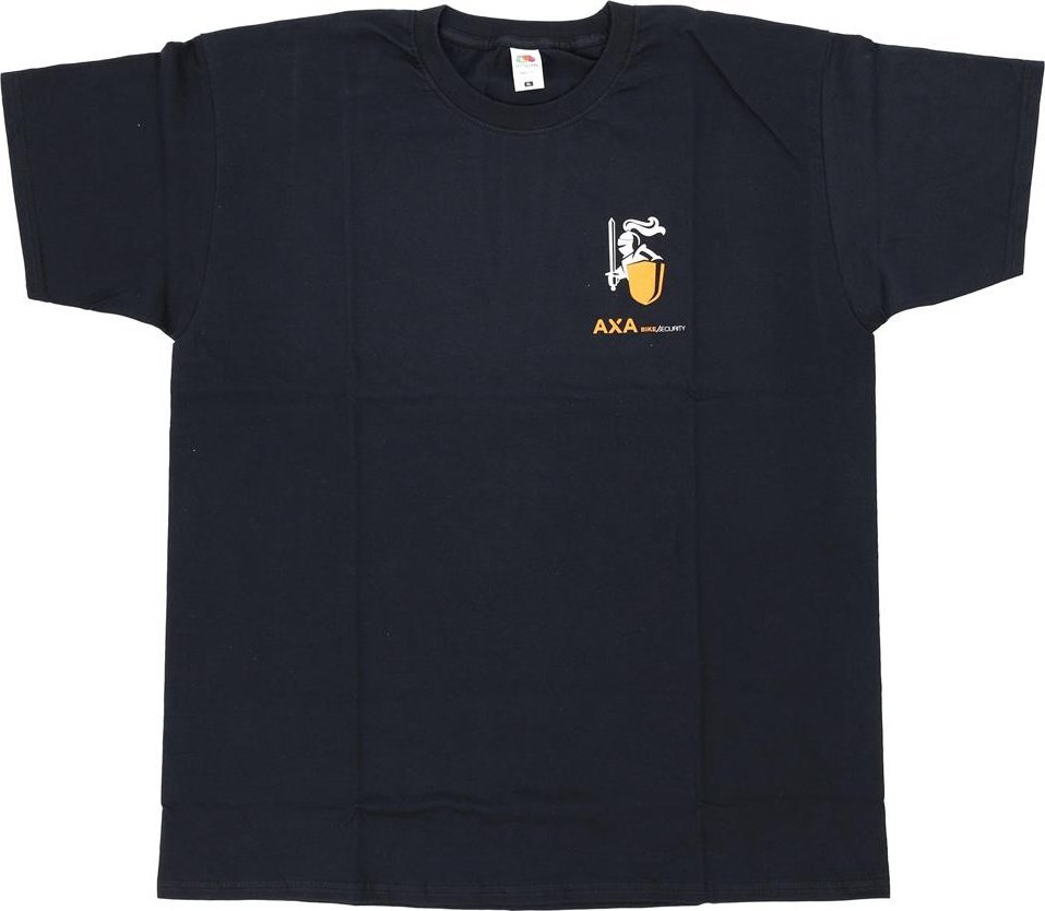 Koszulka AXA Bike Security czarna, rozmiar XL