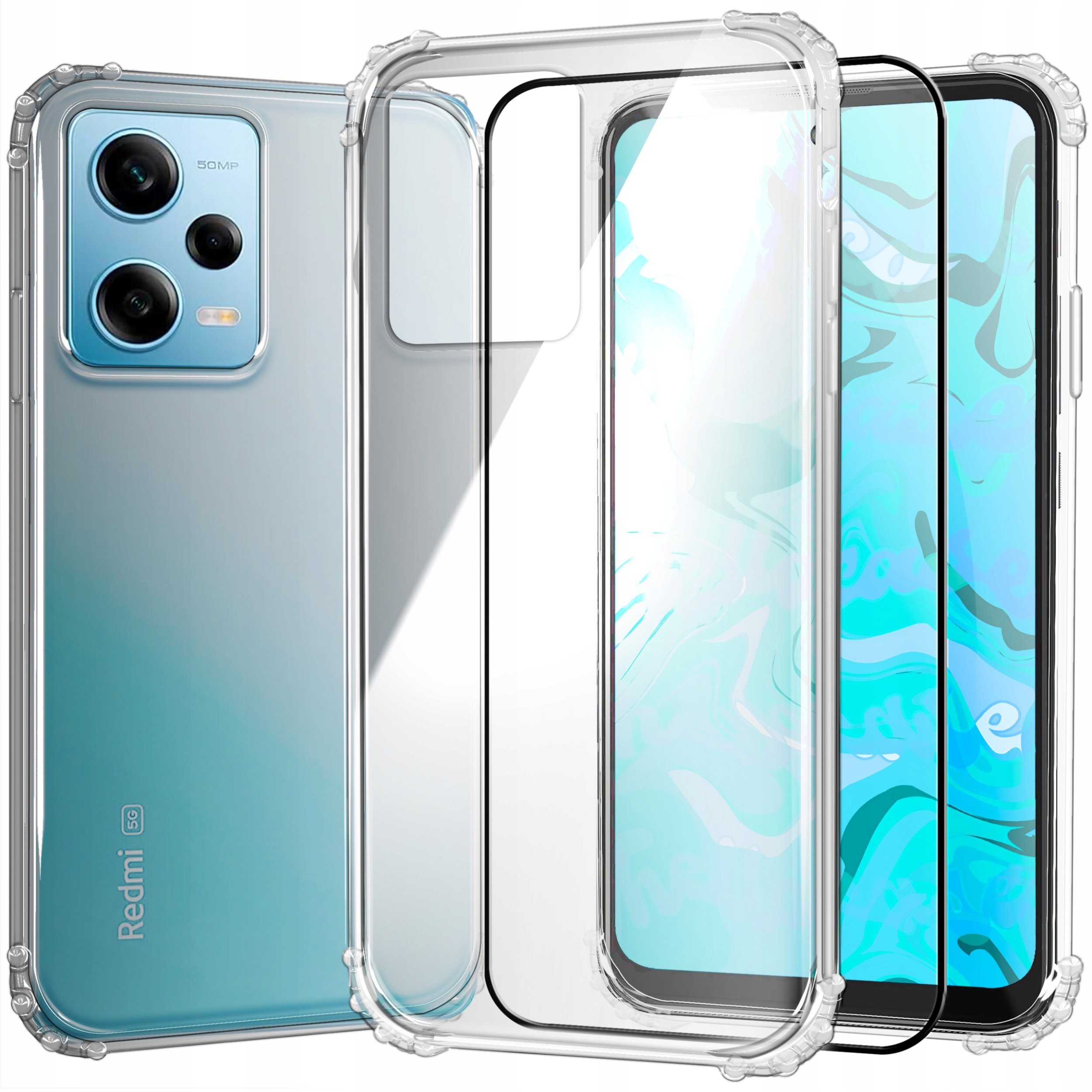 ETUI PANCERNE DO REDMI NOTE 12 PRO / 12 PRO SPEED / POCO X5 PRO SZKŁO 9H