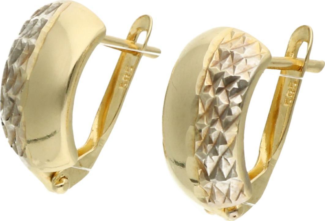 Rosanto Złote kolczyki na zapięciu angielskim 585 14k