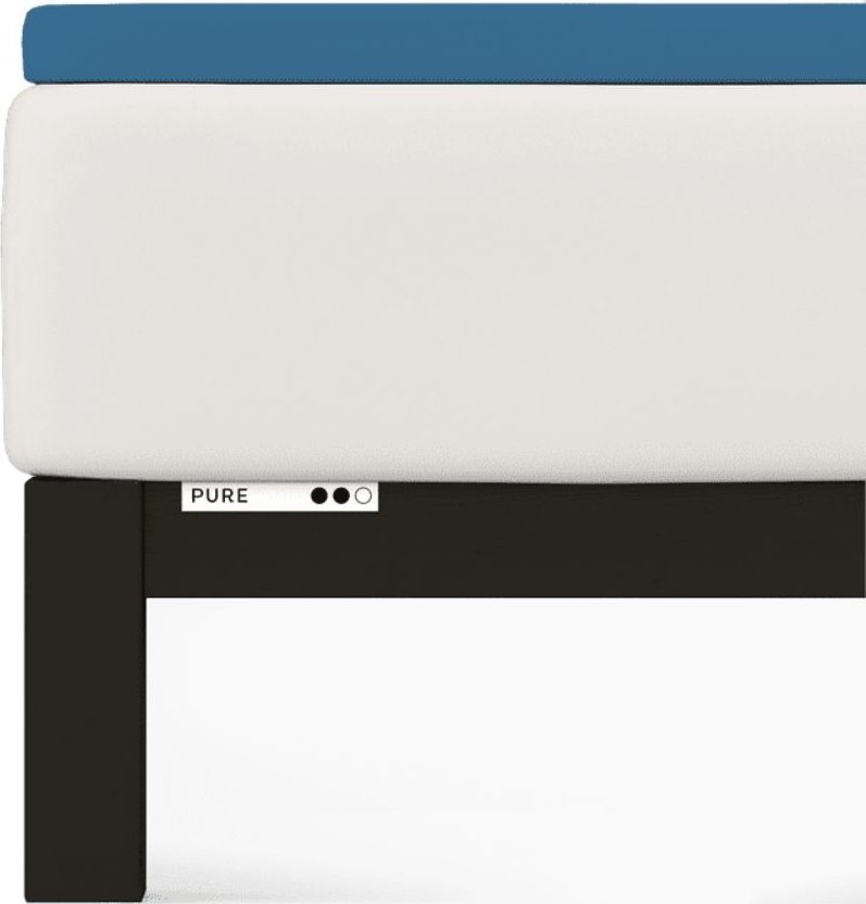 Schlaf-Gut Prześcieradło Schlafgut Pure Topper 90x190-100x22 Blue Mid 615 - S