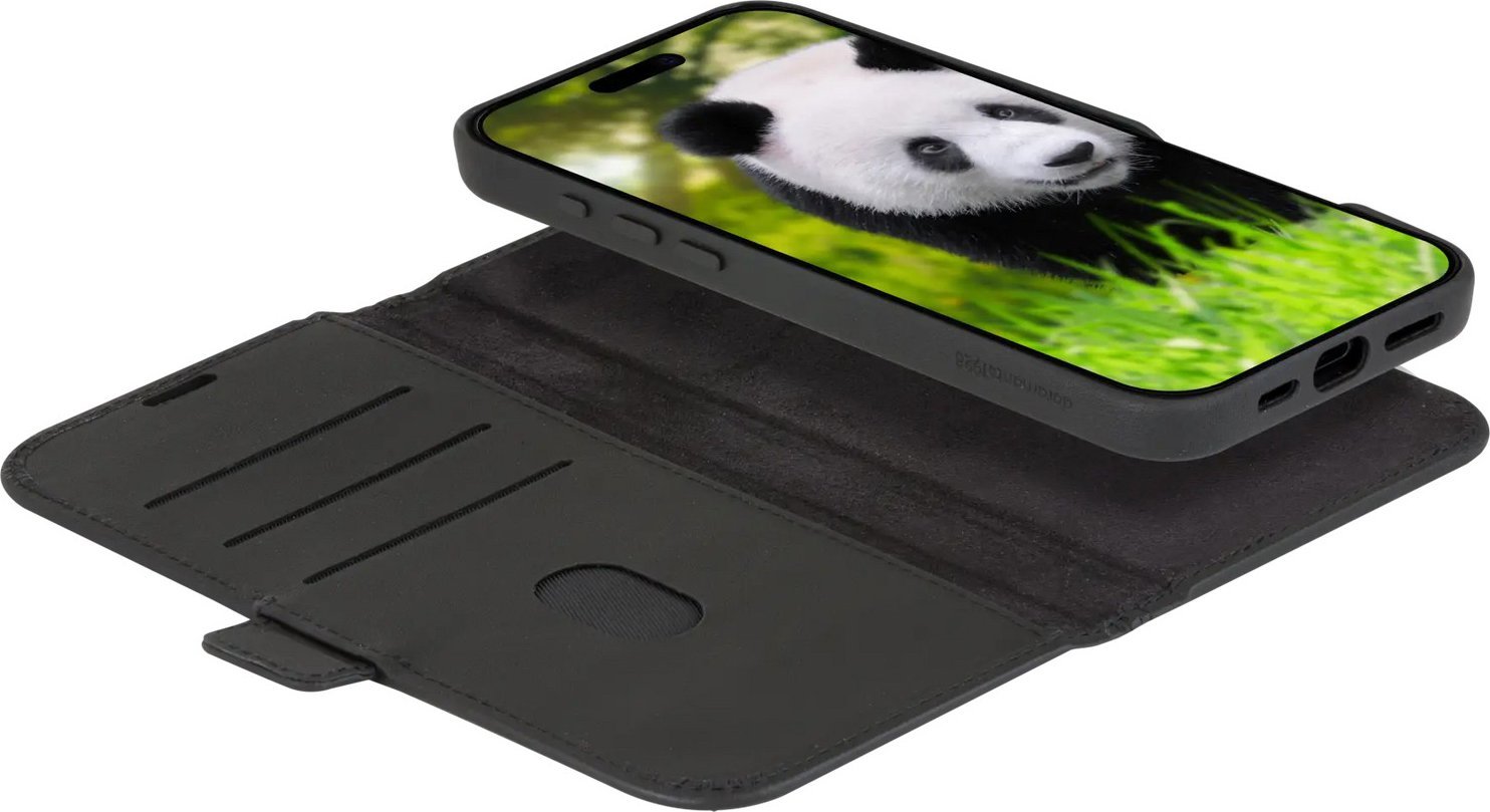 dbramante dbramante1928 Lynge MagSafe - skórzana obudowa ochronna do iPhone 16 Pro Max kompatybilna z MagSafe (black)