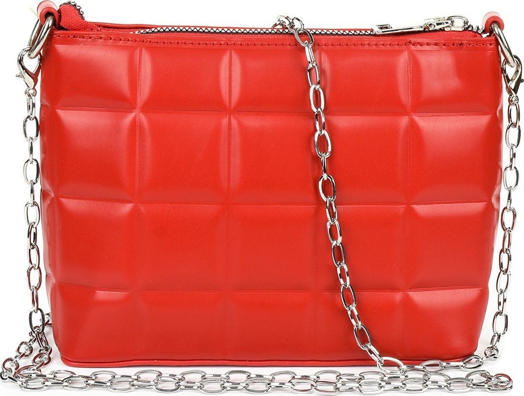 Versoli Czerwona Torebka Damska Listonoszka Elegancka na ramię moda Z39