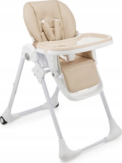 KINDERKRAFT Krzesełko do karmienia TUMMIE beige