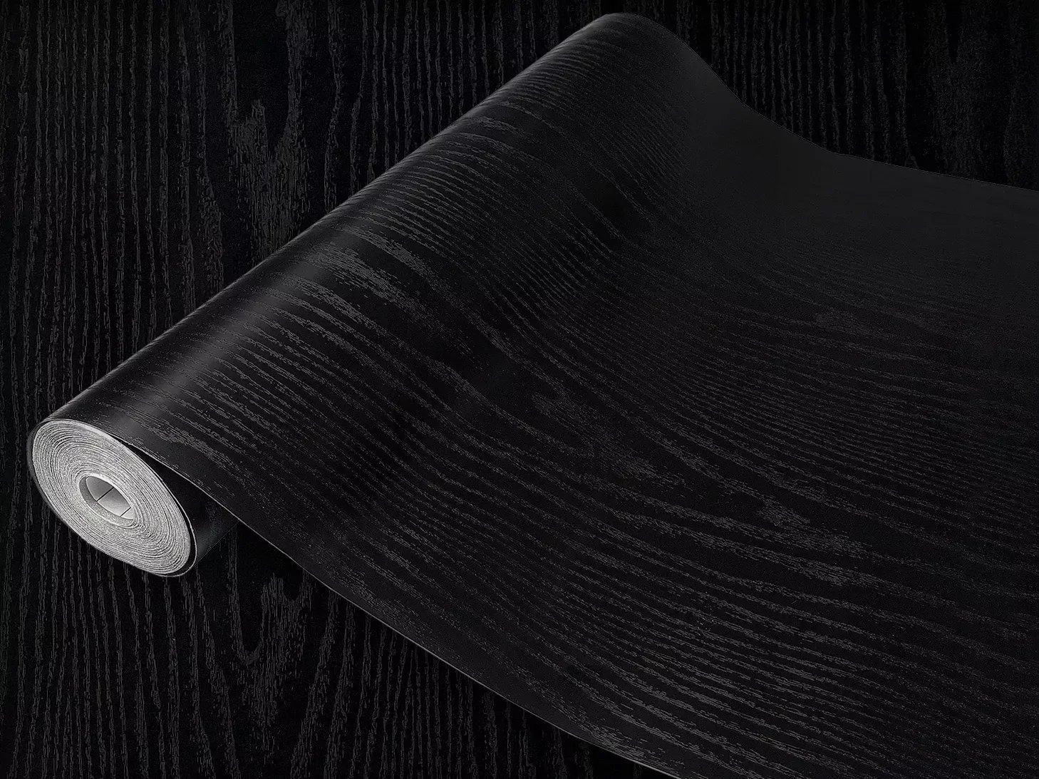 Gekkofix Okleina Samoprzylepna Meblowa Drewno Czarne Na Meble Szafę Komodę 90x100