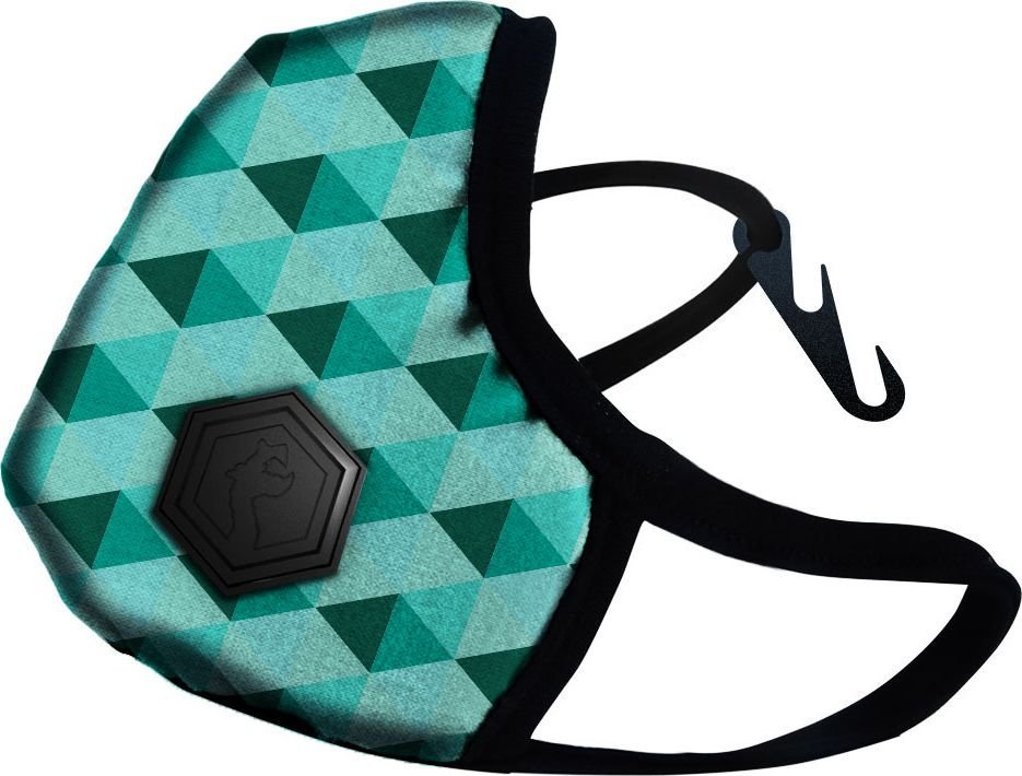 Maska antysmogowa Dragon Maska antysmogowa ochronna Mint Green Casual II DRAGON L