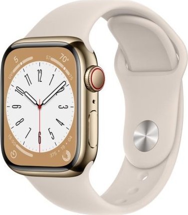 Smartwatch Apple SMARTWATCH SERIES8 45MM CELL./GOLD/STEEL MNKM3EL/A APPLE