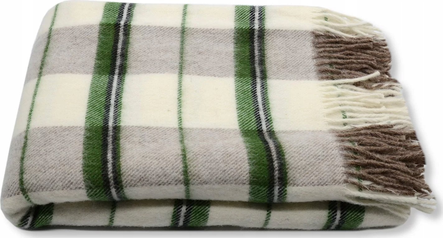 estilex Koc Z Wełny Nowozelandzkiej Krata 18716