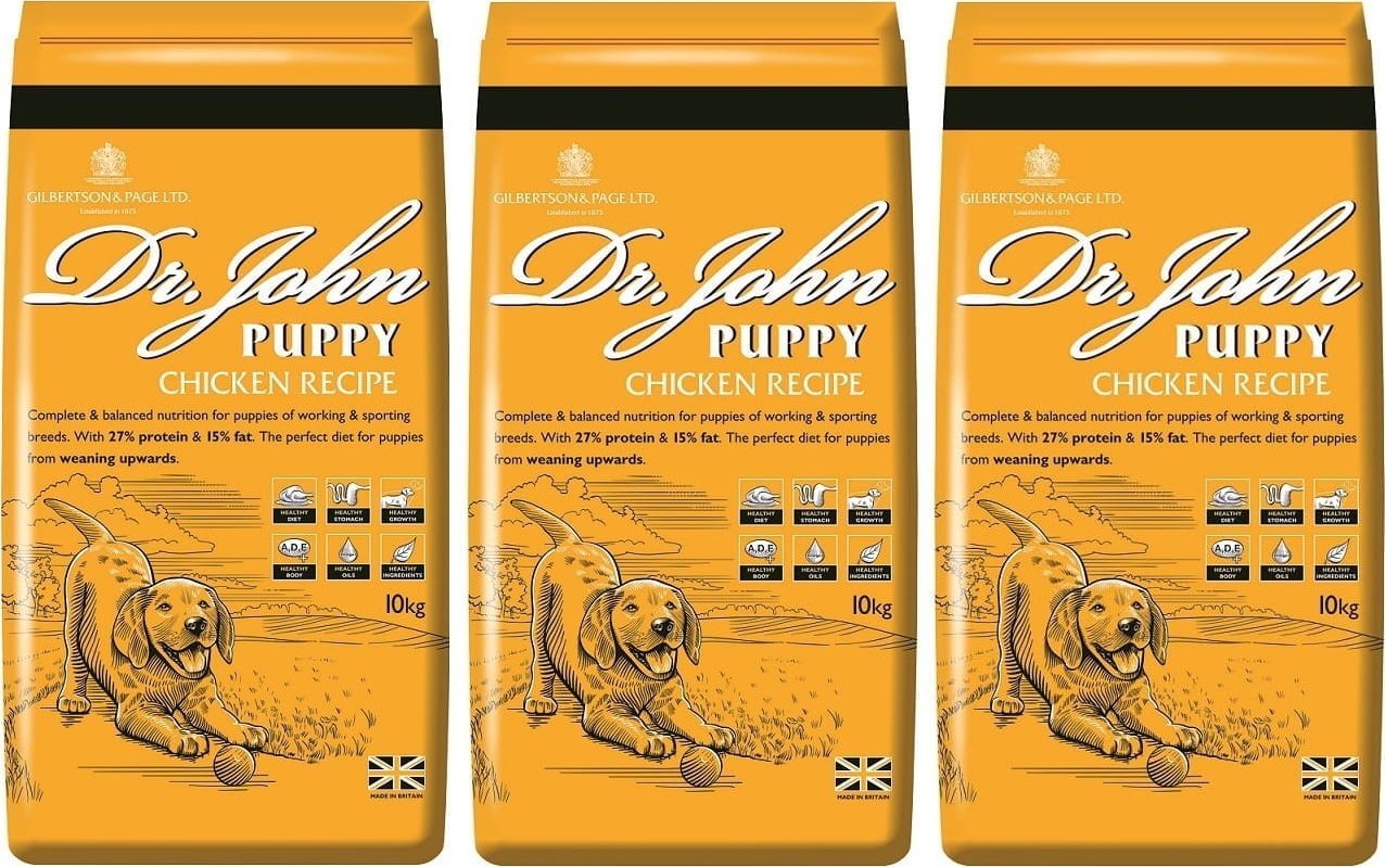 Dr John Puppy 30 kg (3 x 10 kg)