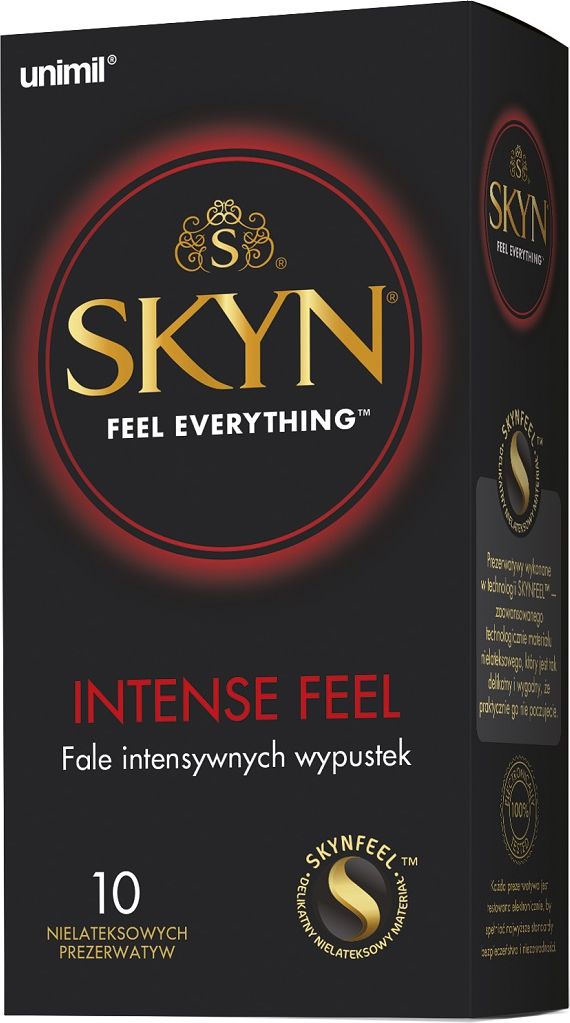 UNIMIL UNIMIL_Skyn Feel Everything Intense Feel nielateksowe prezerwatywy 10sztuk