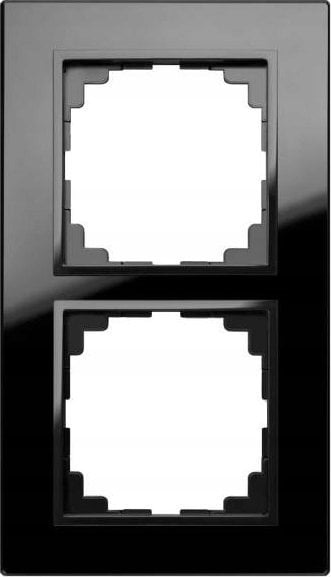 Elektro-Plast Vestra Ramka podwójna szkło IP20 czarny 3872-61