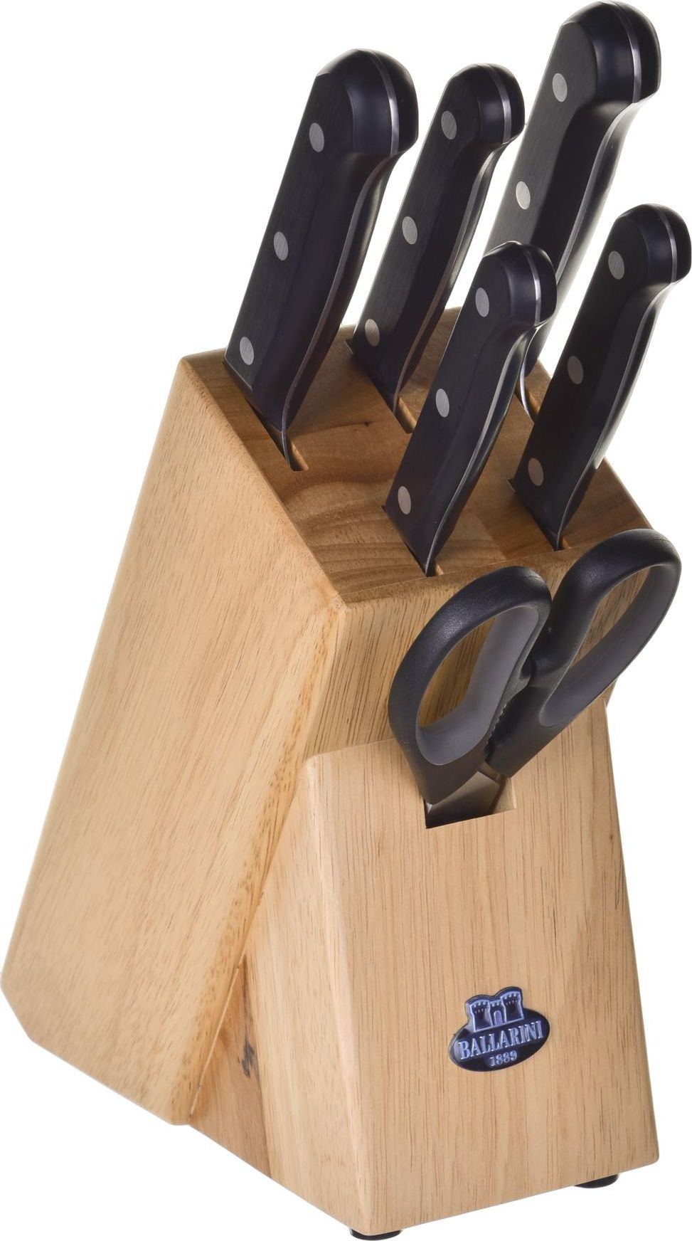 Ballarini Zestaw noży Cesano (Blok do noży, Nożyczki, Nóż x 5) (18630-007-0)