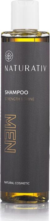 Naturativ Szampon do włosów dla mężczyzn Men Strength & Shine Shampoo 250ml