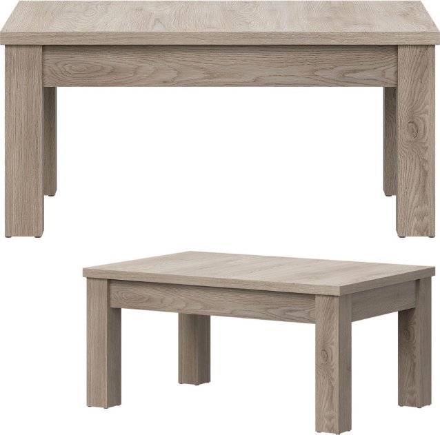 BogFran Ława do salonu i pokoju Stolik kawowy prostokątny Dąb Cremona ASTON LA11