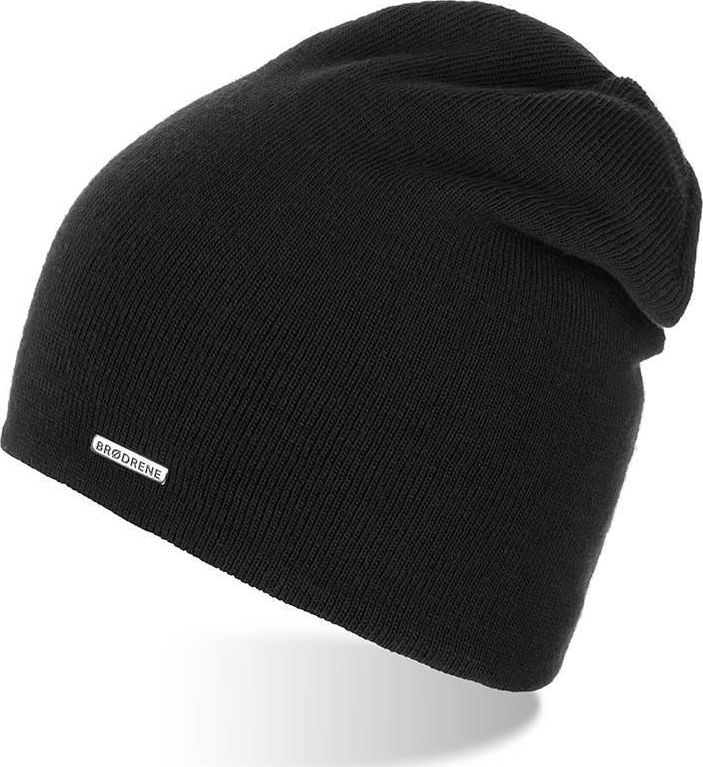Brdrene Czapka zimowa smerfetka Brodrene CZ20 czarna
