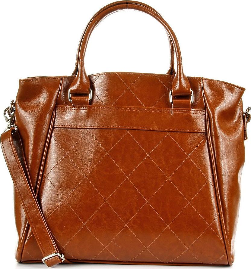 DAN-A Elegancki kuferek ze skóry naturalnej DAN-A T255 camel